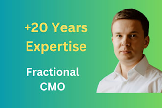 be your fractional cmo to drive b2b and saas products