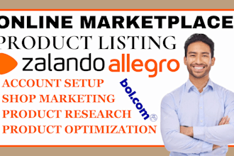 do amazon allegro zalando cdiscount mercado libre  marketplace product listing