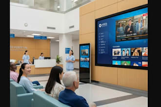 iptv system for hospitals, clinics, and medical centers with patient education
