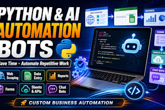 build python automation bots for business tasks