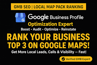 boost, audit optimize your google business profile to rank gmb gbp for local seo