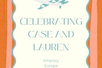 design comprehensive travel itineraries