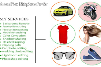 do bulk photo editing and photo background removal service