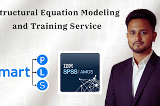 provide SEM data analysis and training with smartpls and spss amos