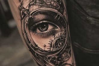 design professional japanese, asian style tattoo design