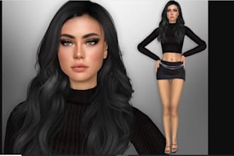 make unique custom sims 4,, sims 4 cc, custom design for sims 4