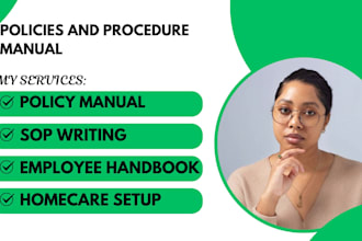do your llc, licensing policies and procedures manual, and grants