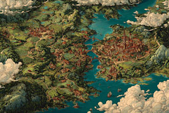 fantasy map design map illustration fantasy map
