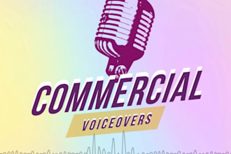 voice commercials for radio and television