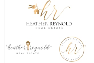 create unique real estate branding kit logo design