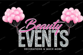 make elegant anniversary celebration event logo design