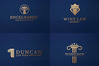 design unique logo for lawyer, legal, attorney or law firm