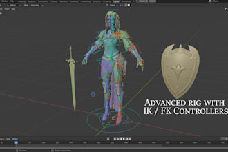 convert, edit and port your vroid or vtuber model for arkit face tracking