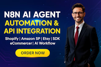 create custom api automation, sdk integration, n8n workflow for your business