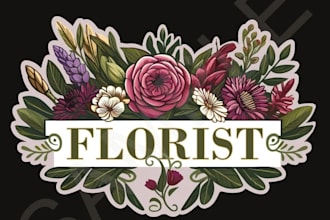 design luxury feminine flower logo for you