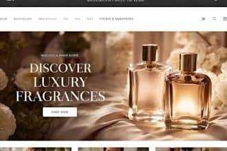 perfume shopify store perfume website luxury perfume shopify store