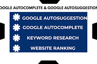 do autocomplete google autosuggestion keyword research for website ranking