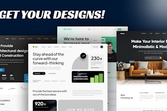 design creative website pages UI in figma