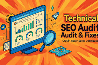 perform a technical SEO audit, crawl error, index, speed issues