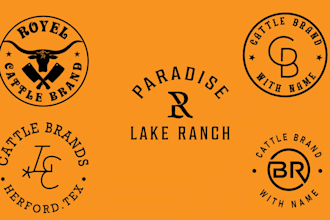 design vintage ranch, farm , western and cattle brand logo