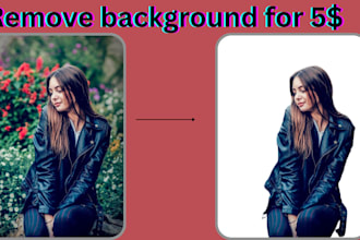 professional remove background for your image