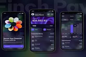 design digital wallet UI UX, neobank website, dashboard ui