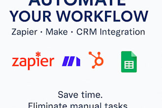 automate your workflow with zapier and make
