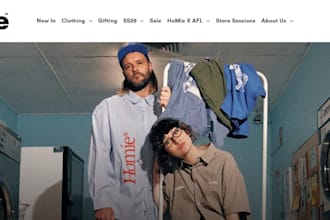 design elegant streetwear store fashion store y2k shopify website fashion store