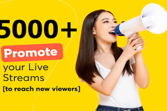 do organic youtube live stream video promotion, add views