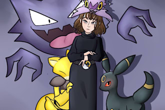 draw you with your pokemon team