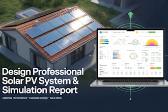 design solar pv system on pvsyst, pvsol simulation report