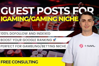 publish dofollow guest posts with SEO backlinks in igaming niche