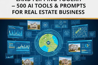 provide land flipping ai prompts and toolkit for real estate investors