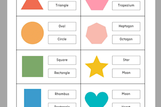 design fun and educational activity sheets for kids