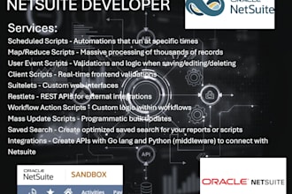 develop and fix netsuite suitescript for your erp