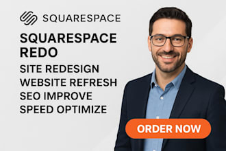 do site redesign website refresh seo improve speed optimize for squarespace redo