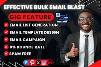do bulk email blast  send mass email email campaign and list  building