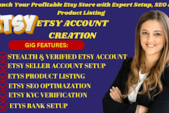 do etsy store creation, etsy seller account, etsy store setup, etsy shop