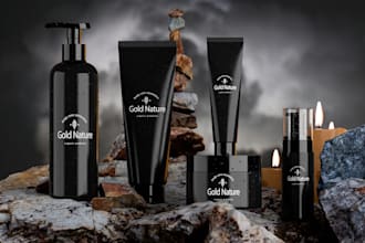 do realistic 3d cosmetic product modeling and rendering