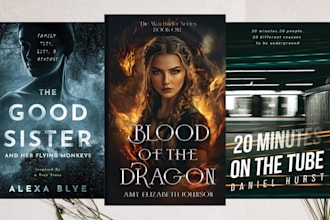 do book cover design, ebook cover, kdp book cover, kindle and ingramspark cover