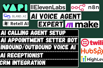vapi ai calling agent gohighlevel ai voice n8n retell  agent 11labs