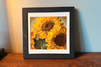 create an original acrylic painting