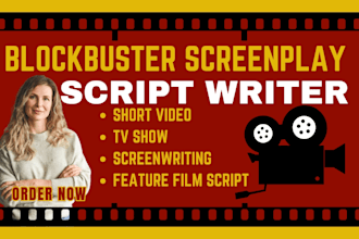 ghostwrite movie script screenwriting feature film script TV series film script