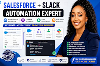 integrate slack salesforce campaign flow builder record update notification