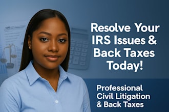 resolve your irs tax issues, back taxes, or set up a payment plan