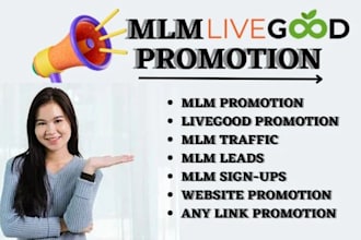 do viral organic mlm promotion herbalife livegood solo ads promotion