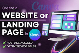 build a responsive canva business website