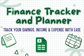 automate excel finance expense and budget tracker template in excel spreadsheet