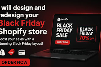 add black friday products, posts, and pages on web