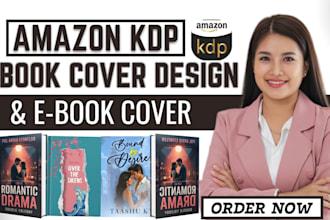 design book cover design, amazon KDP cover design, kindle ebook cover design